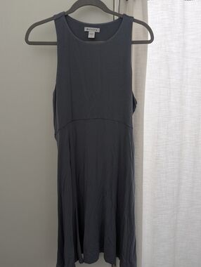 Athleta Santorini Grey Midi Dress